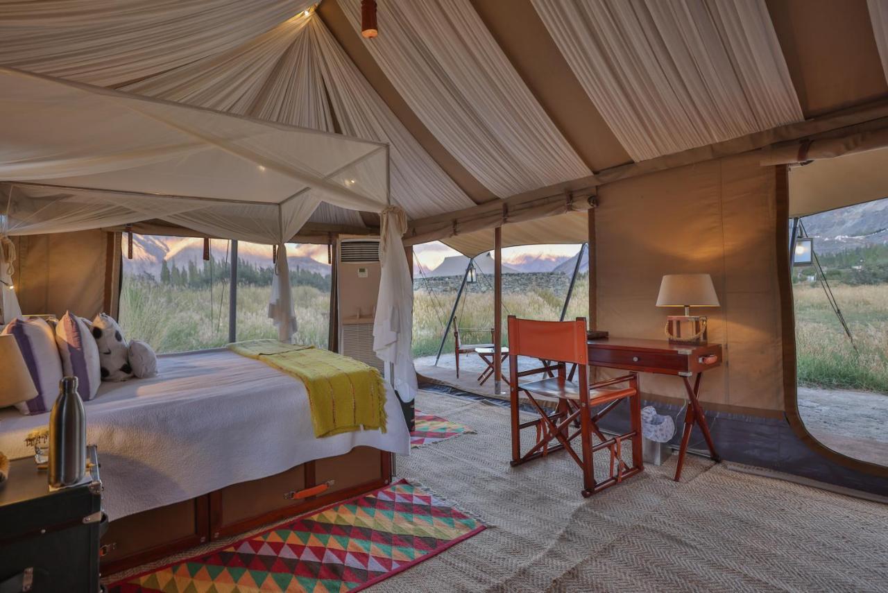 Chamba Camp Diskit นูบรา ภายนอก รูปภาพ