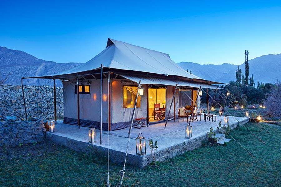 Chamba Camp Diskit นูบรา ภายนอก รูปภาพ